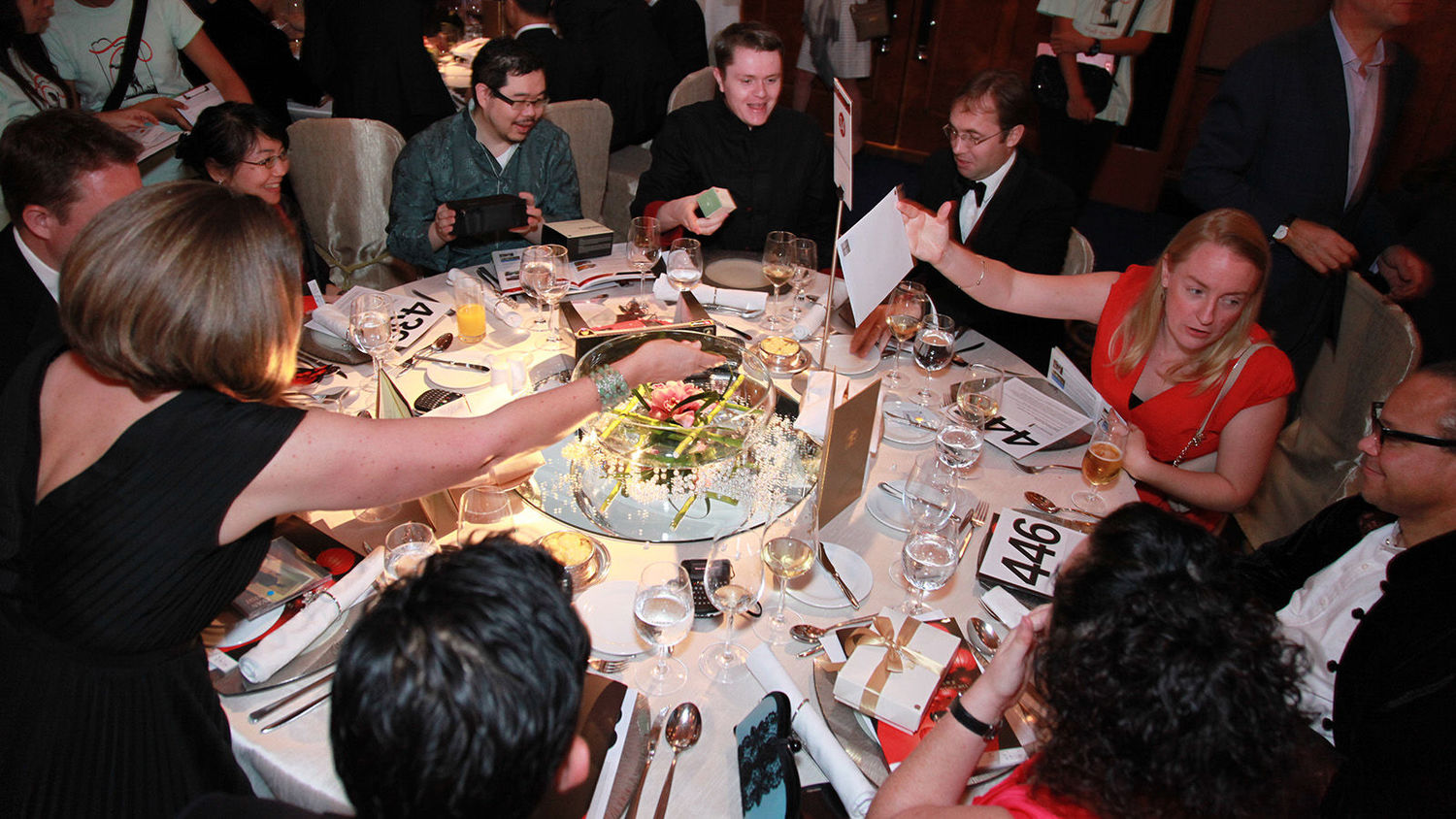 Freshfield's happy table at our Hong Kong Gala.